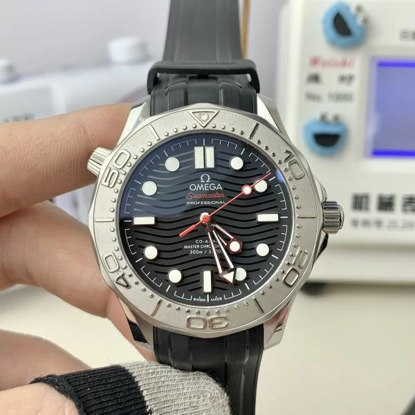 CBD Factory Omega Seamaster Diver 300M 42mm “Nekton Edition” Titanium Bezel Black Rubber Strap (210.32.42.20.01.002) 1:1 Super Clone – DD8806 Movement Unisex 274